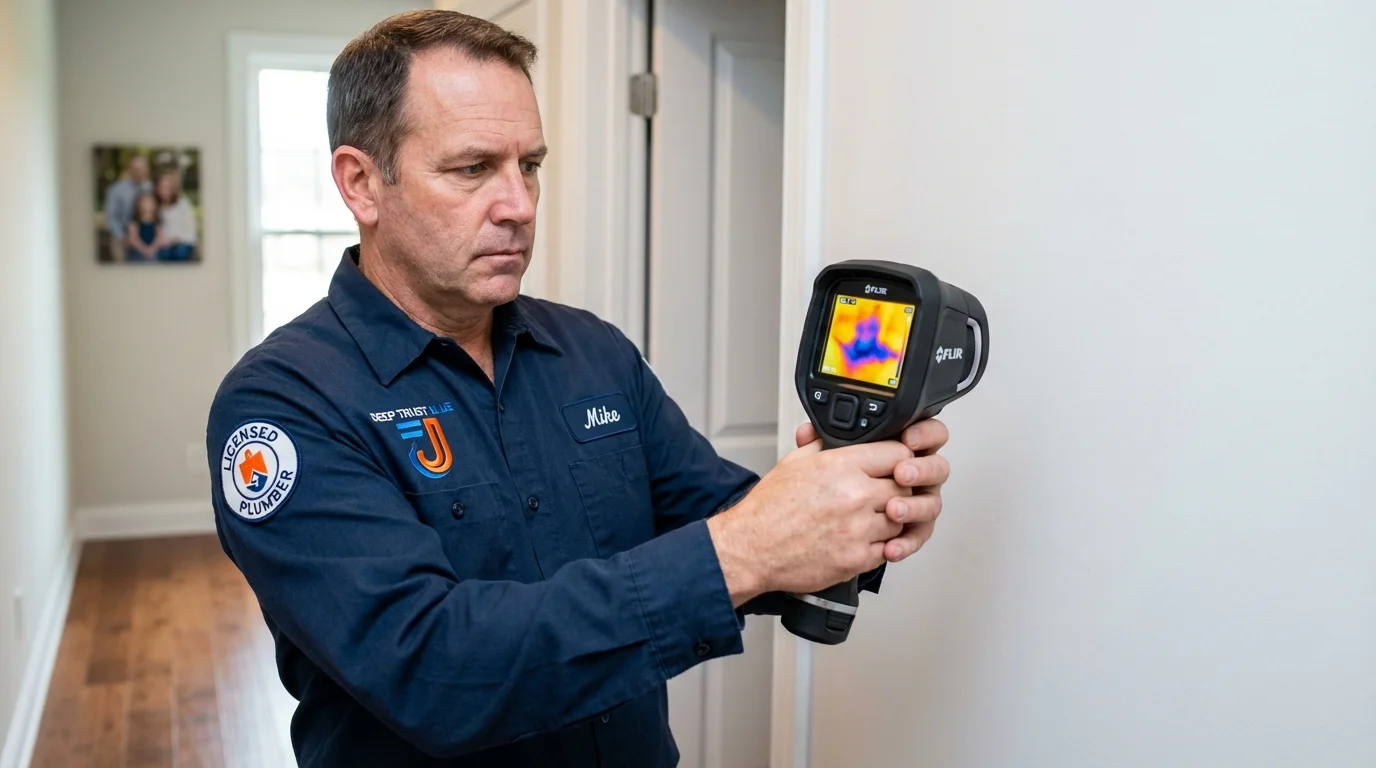 Thermal imaging leak detection by Johns Plumbing LLC in Swainsboro